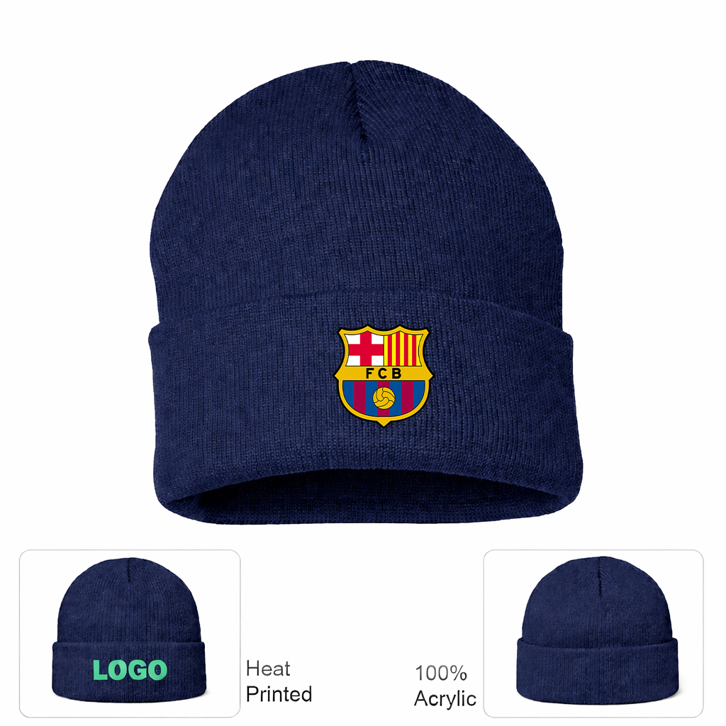 F.C. Barcelona Soccer Beanie Hat
