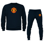 Men’s Manchester United Soccer Soccer Logo Crewneck Sweatshirt Joggers Suit