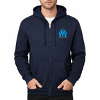 Men's Olympique de Marseille FC Zipper Hoodie