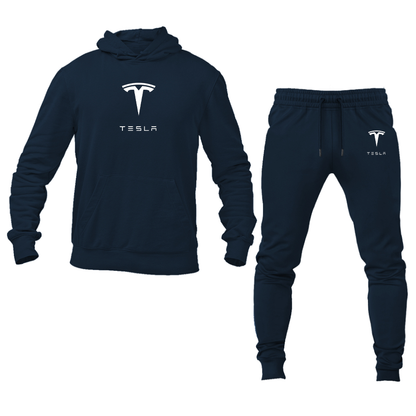 Men’s Tesla Motorsports Car Hoodie Joggers Set