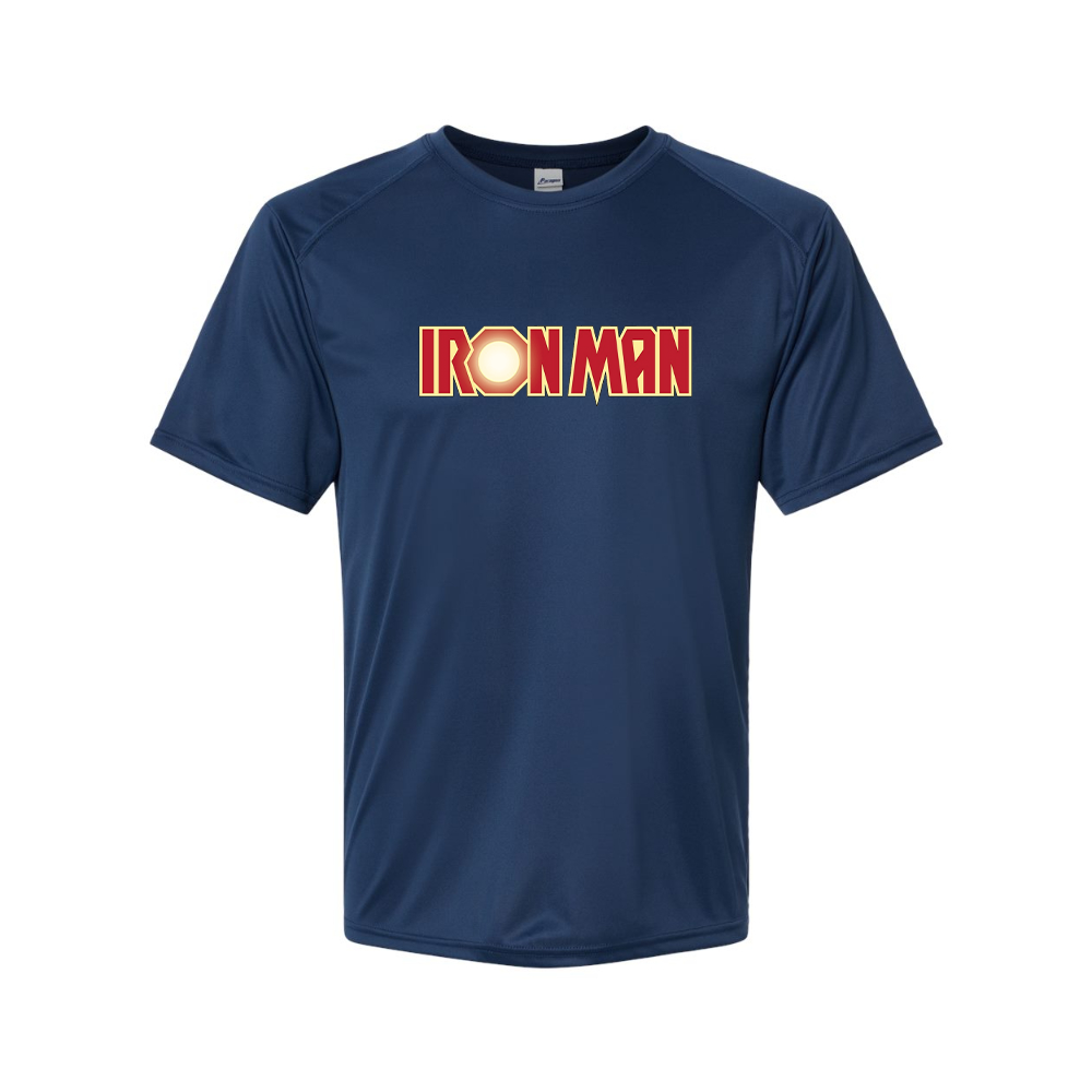 Youth Kids Iron Man Marvel Superhero Performance T-Shirt