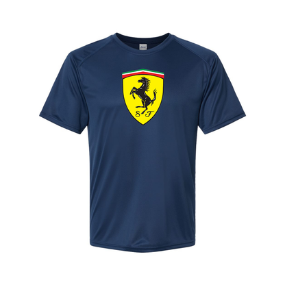 Men’s Ferrari Motorsport Car Polyester T-Shirt