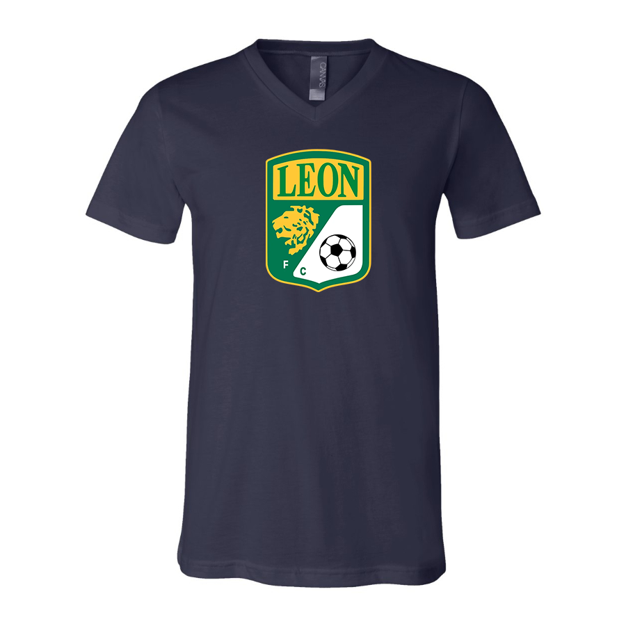 Men’s  Leon FC - BELLA + CANVAS - Jersey V-Neck Tee - 3005