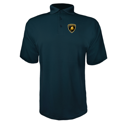 Men’s Lamborghini Car Polyester Polo