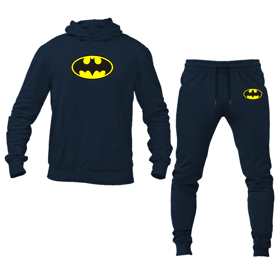 Men's DC Comics Batman Superhero Hoodie Joggers Set