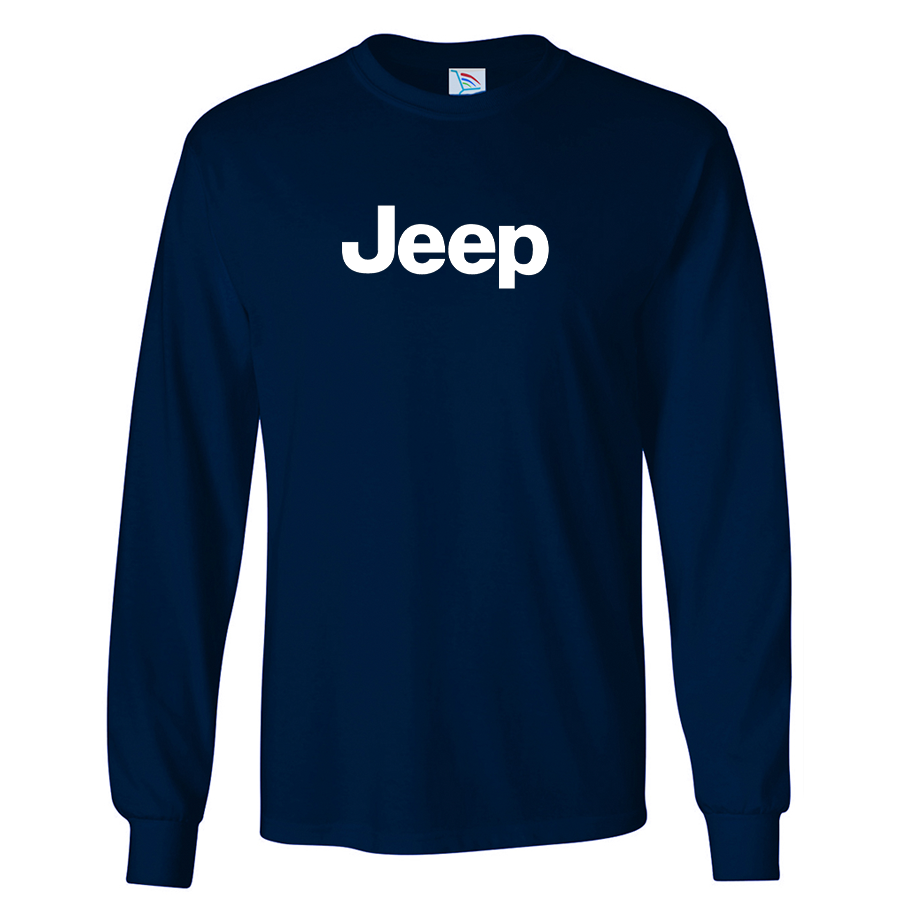 Men’s Jeep Car Long Sleeve T-Shirt