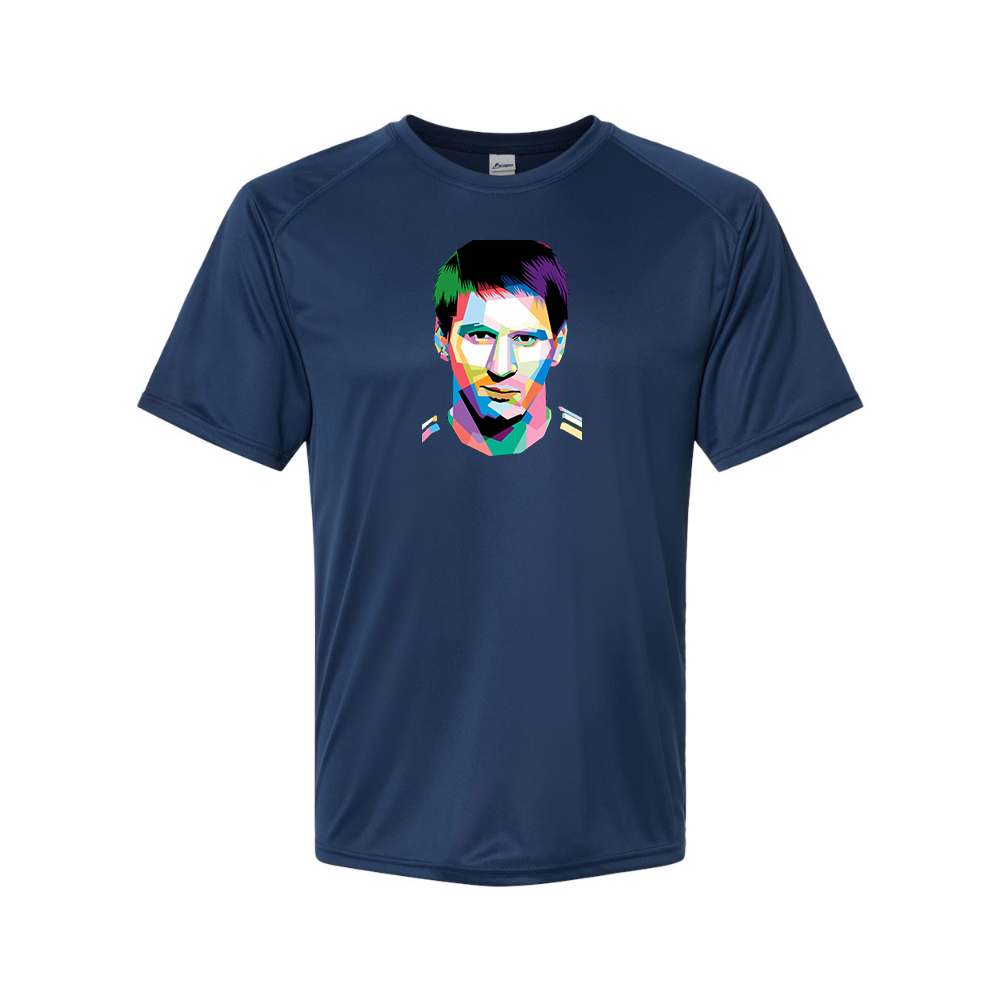 Men's Lionel Messi Face Art Soccer Polyester T-Shirt