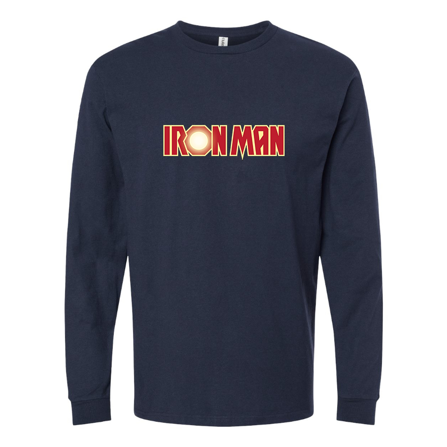Youth Kids Iron Man Marvel Superhero Long Sleeve T-Shirt