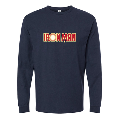 Youth Kids Iron Man Marvel Superhero Long Sleeve T-Shirt