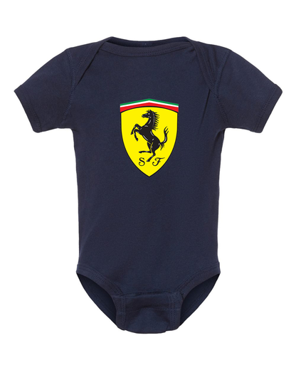 Ferrari Motorsport  Car Baby Romper Onesie