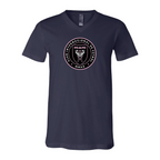Men’s Inter Miami FC - BELLA + CANVAS - Jersey V-Neck Tee - 3005