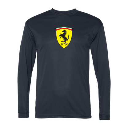 Men’s  Ferrari Motorsport Car - C2 Sport - Performance Long Sleeve T-Shirt - 5104