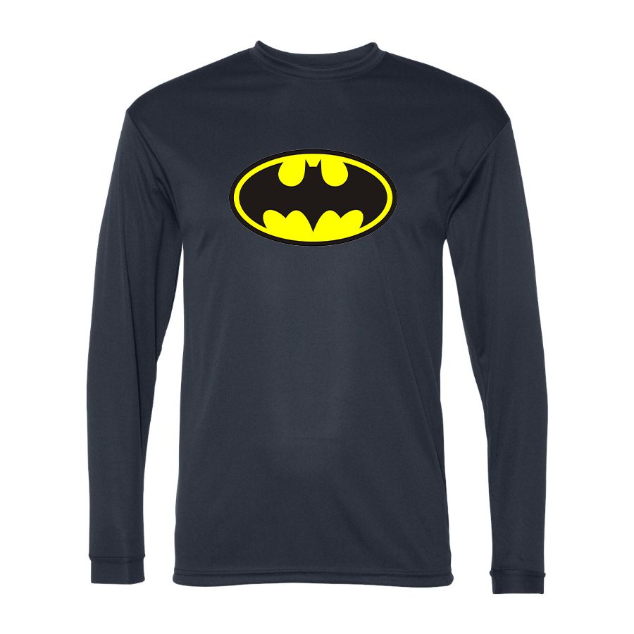 Men’s DC Comics Batman- C2 Sport - Polyester Long Sleeve T-Shirt - 5104
