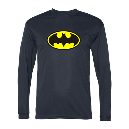 Men’s DC Comics Batman- C2 Sport - Polyester Long Sleeve T-Shirt - 5104