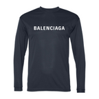 Men's Balenciaga Polyester Long Sleeve T-Shirt