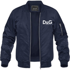 Men's Dolce and Gabbana Lightweight Bomber Jacket Windbreaker Softshell Varsity Jacket Coat