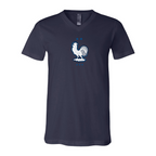 Men’s France National Soccer Team - BELLA + CANVAS - Jersey V-Neck Tee - 3005