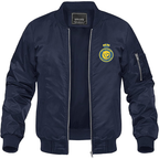 Men's Al Nassr FC Lightweight Bomber Jacket Windbreaker Softshell Varsity Jacket Coat