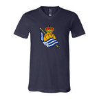 Men’s  Real Sociedad FC  - BELLA + CANVAS - Jersey V-Neck Tee - 3005