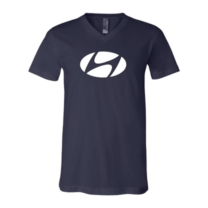 Men’s Hyundai Car NEW- BELLA + CANVAS - Jersey V-Neck Tee - 3005