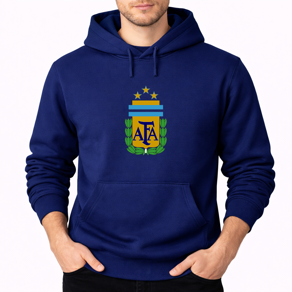 Men's Argentina National Soccer Team Pullover Hoodie