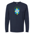 Men's Brazil National Soccer Team Long Sleeve T-Shirt