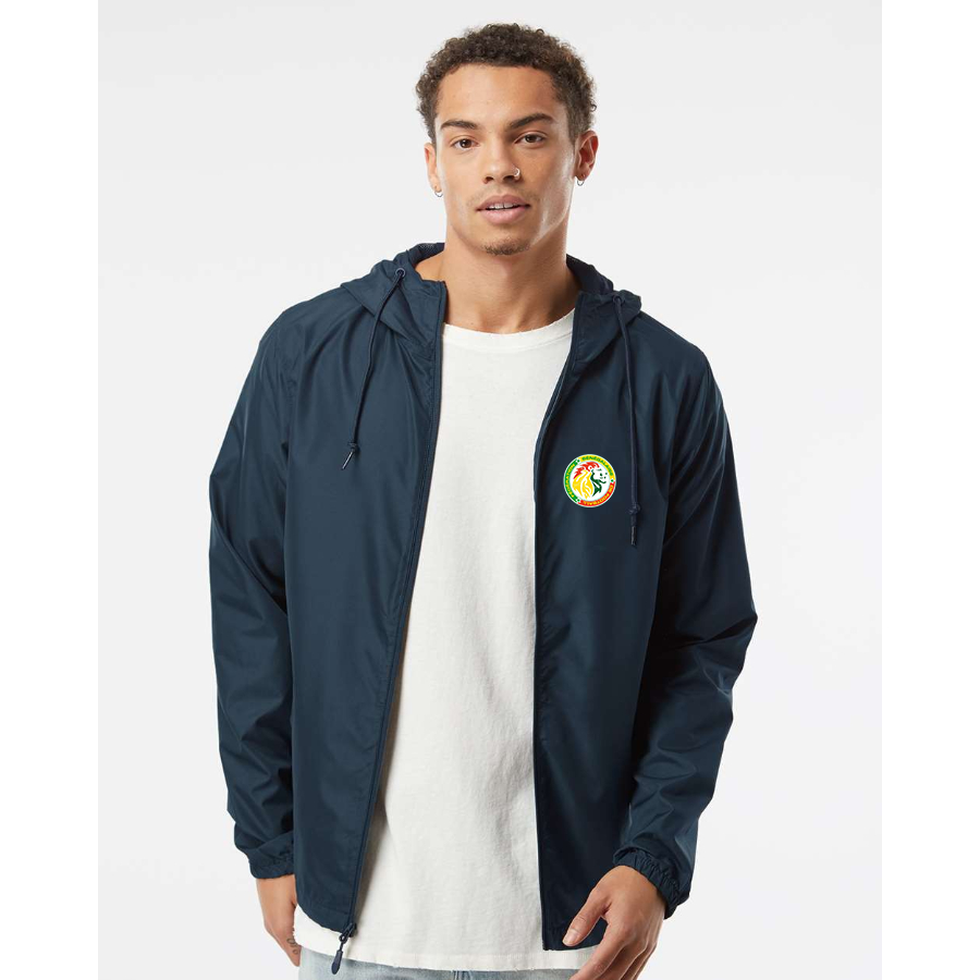 Men’s  Senegal National Soccer Team copy  - Independent Trading Co. - Lightweight Windbreaker Full-Zip Jacket - EXP54LWZ