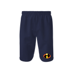 Men's The Incredibles Cartoon Athletic Fleece Shorts