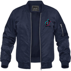 Men's TikTok Social Lightweight Bomber Jacket Windbreaker Softshell Varsity Jacket Coat