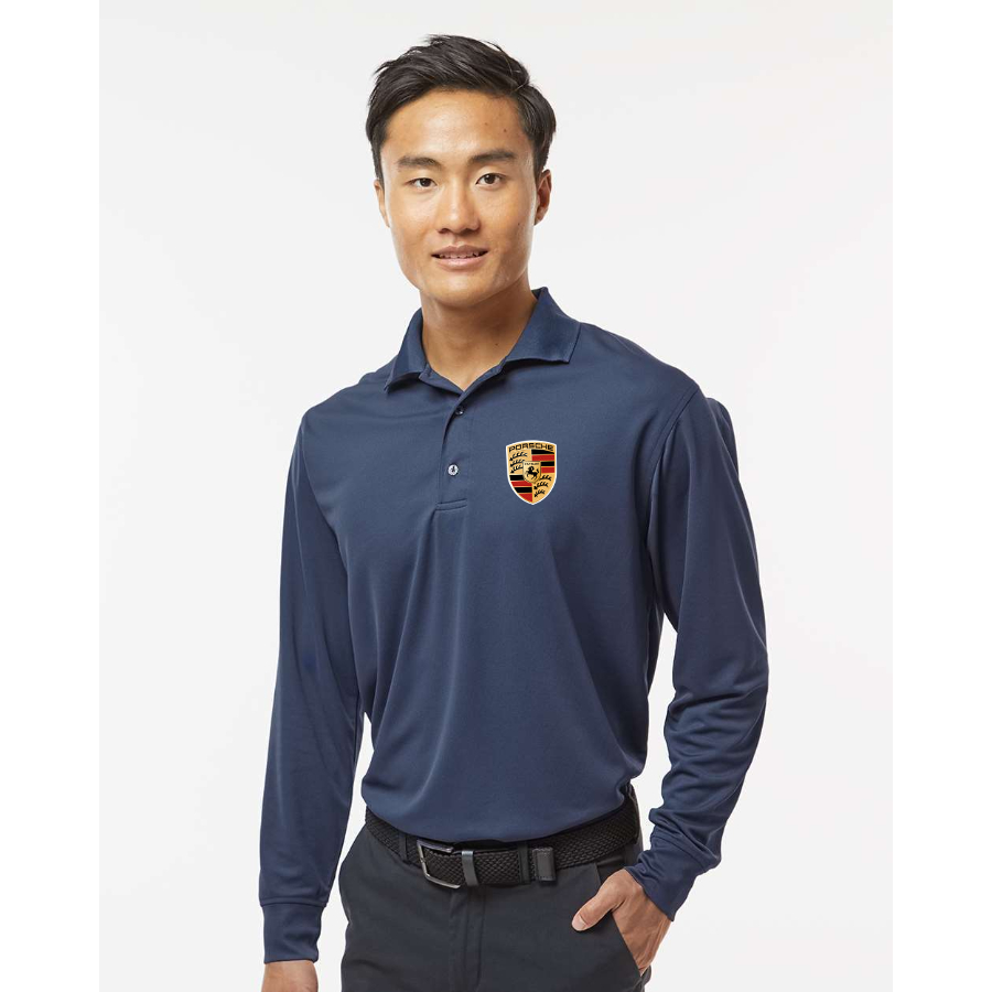 Men's Porsche Car- Paragon - Prescott Long Sleeve Polo - 110