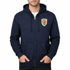 Men's Romania National Soccer Team Zipper Hoodie