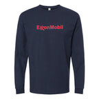 Men's Exxon Mobil Gas Station  Long Sleeve T-Shirt