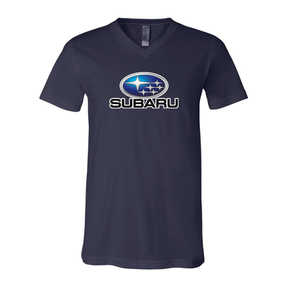 Men’s Subaru Car - BELLA + CANVAS - Jersey V-Neck Tee - 3005