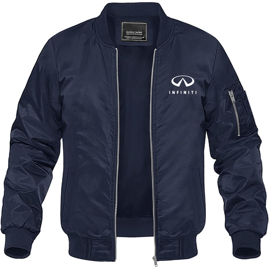 Men’s Infiniti Luxury Car Lightweight Bomber Jacket Windbreaker Softshell Varsity Jacket Coat