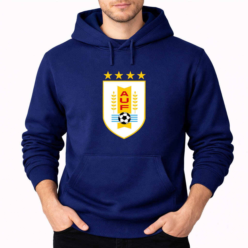 Men's Uruguay National Soccer Team Pullover Hoodie