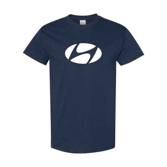 Men's Hyundai New Logo Car  Cotton T-Shirt