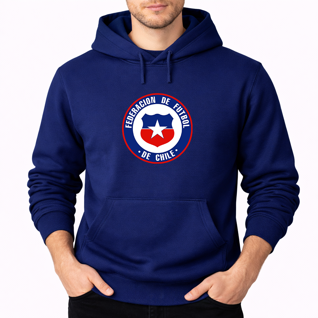 Men's Chile National Soccer Team  Pullover Hoodie