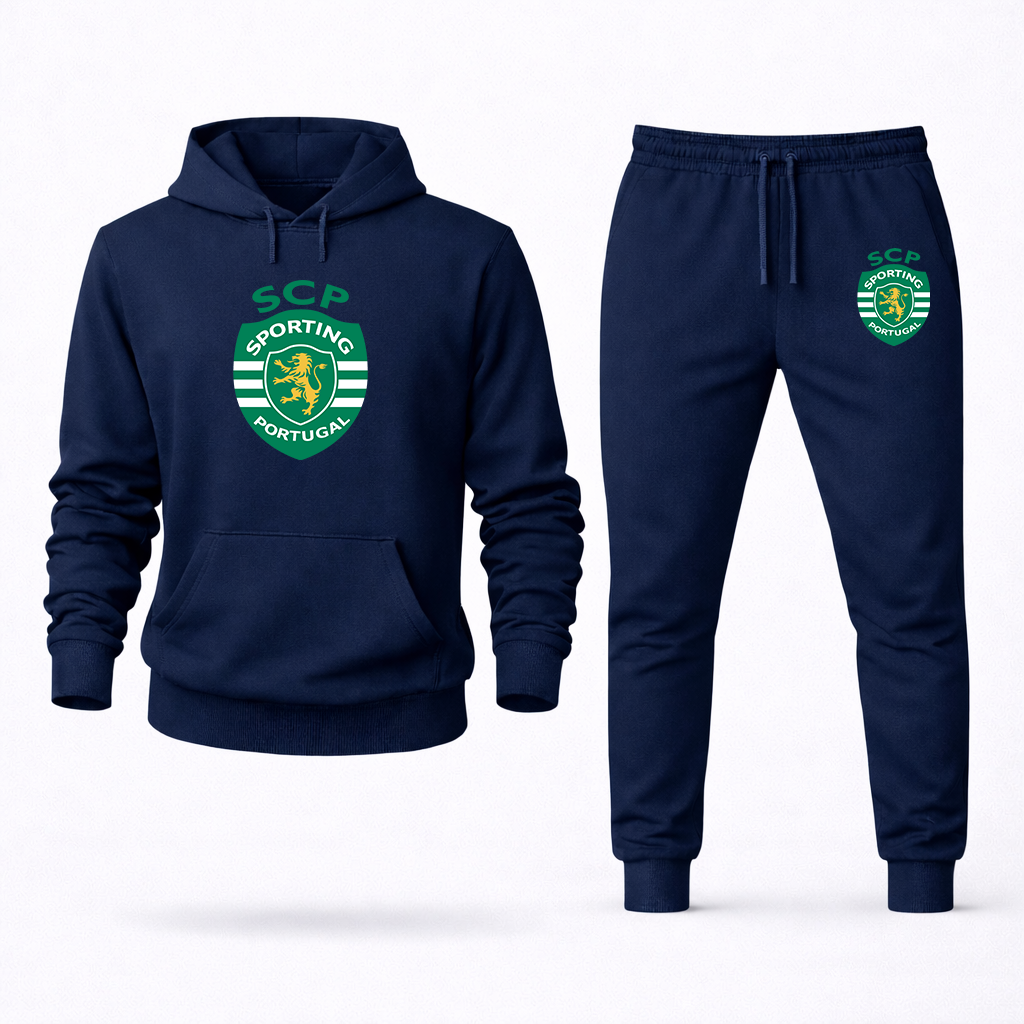 Men's Sporting CP FC Hoodie Joggers Set