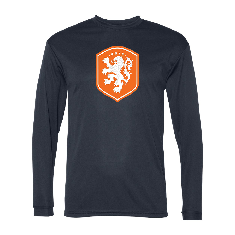 Men’s Netherlands National Soccer Team - C2 Sport - Performance Long Sleeve T-Shirt - 5104