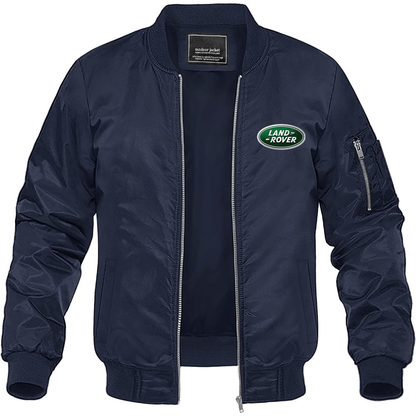 Men’s Land Rover Car Lightweight Bomber Jacket Windbreaker Softshell Varsity Jacket Coat