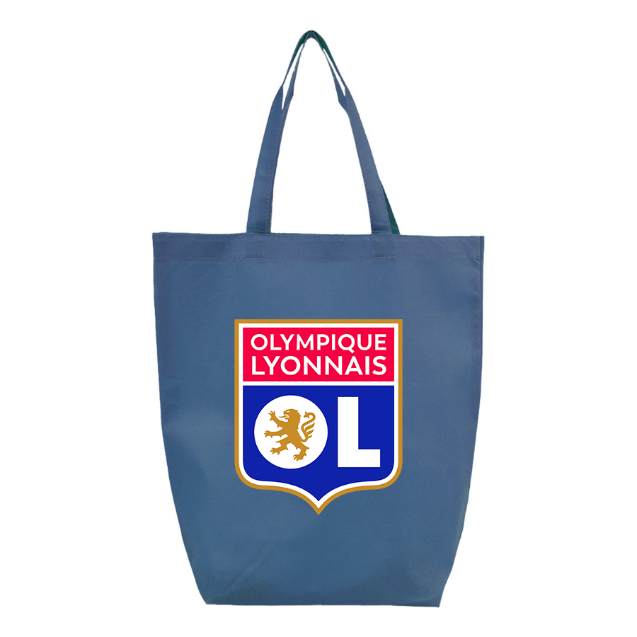 Olympique Lyonnais FC  -  Q-Tees - Non-Woven Gusset Bottom Tote - Q1251