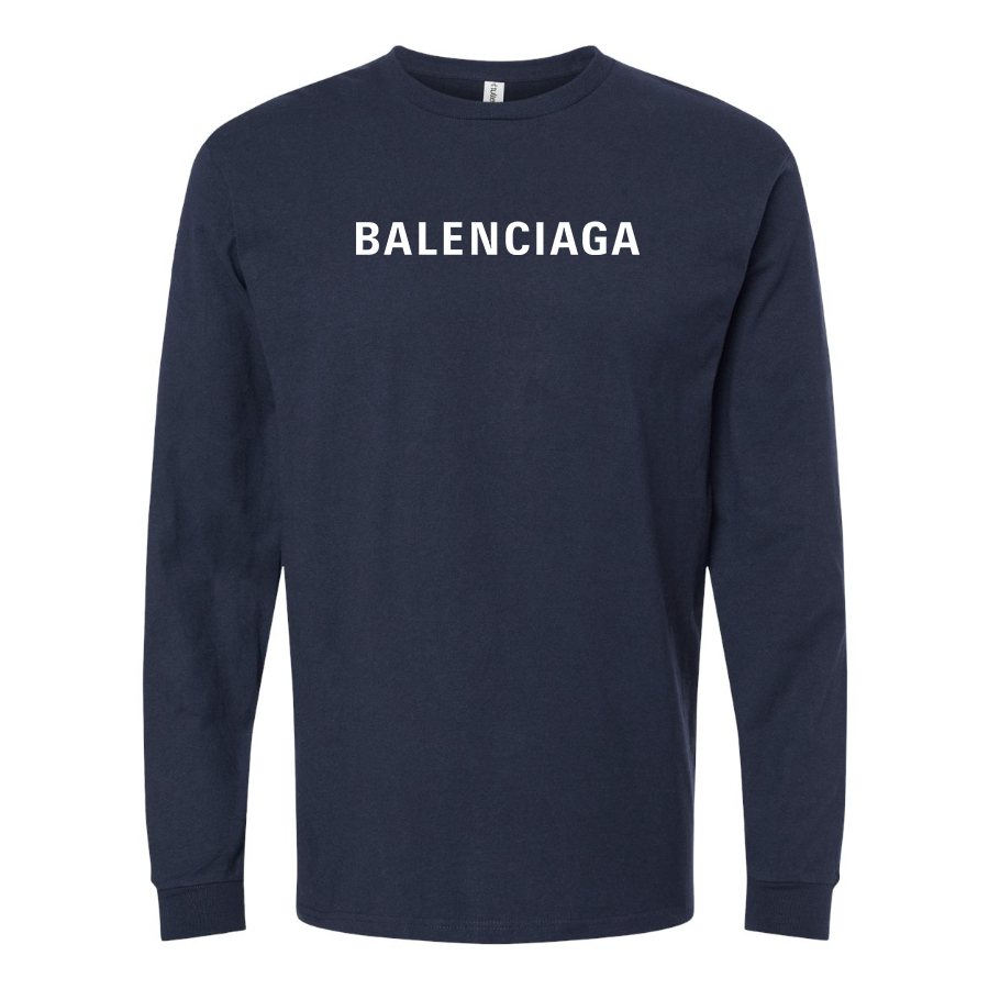 Men's Balenciaga Cotton Long Sleeve T-Shirt