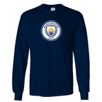 Youth Kids Manchester City Soccer Long Sleeve T-Shirt