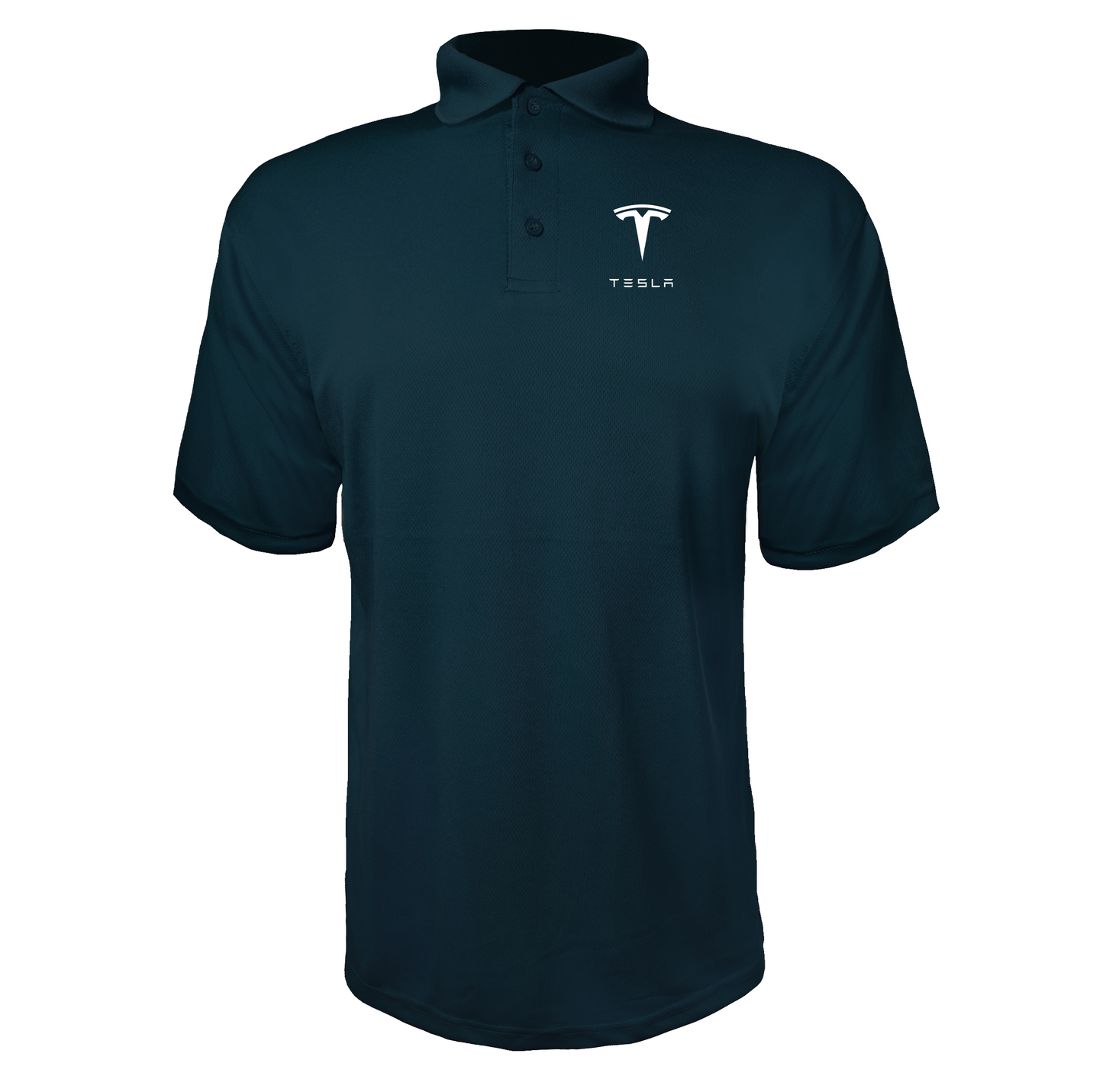 Men’s Tesla Motorsports Car Polyester Polo