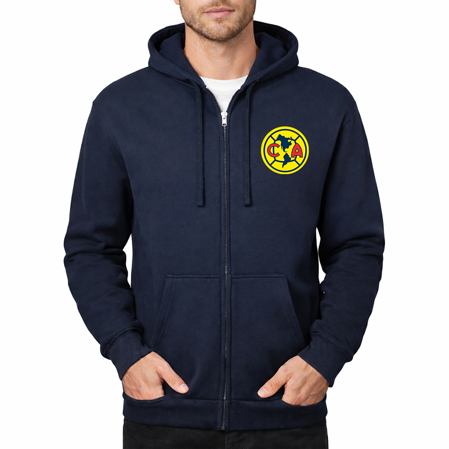 Men's Club America Football Zipper Hoodie