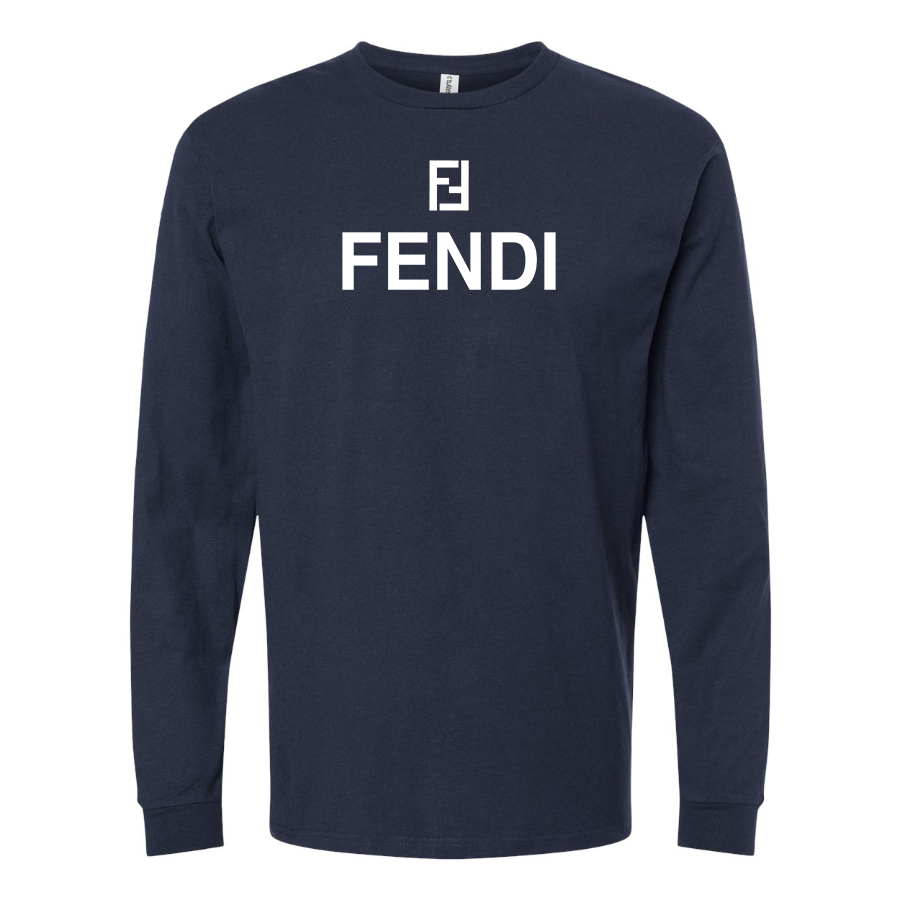 Men's Fendi Cotton Long Sleeve T-Shirt