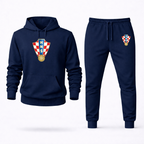 Men's Croatia National Soccer Team Hoodie Joggers Set
