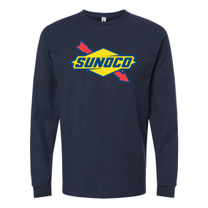 Men's Sunoco Gas Station Long Sleeve T-Shirt