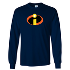 Youth Kids The Incredibles Cartoon Long Sleeve T-Shirt