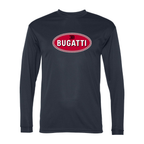 Men's Bugatti Car -  Polyester Long Sleeve T-Shirt